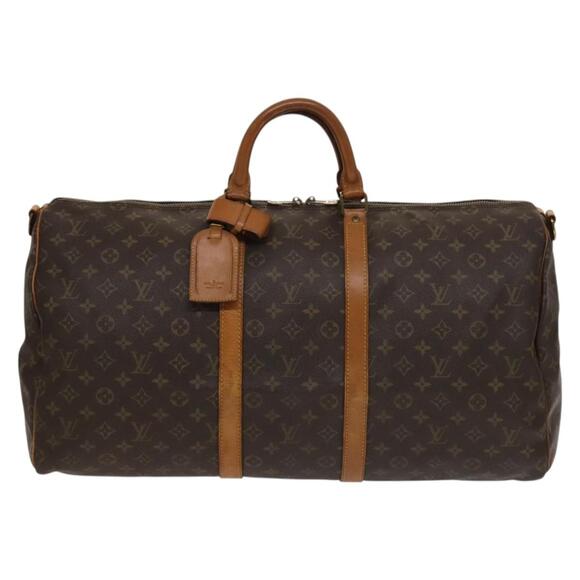 LOUIS VUITTON Monogram Keepall Bandouliere 55 Boston Bag M41414 - Picture 13 of 16